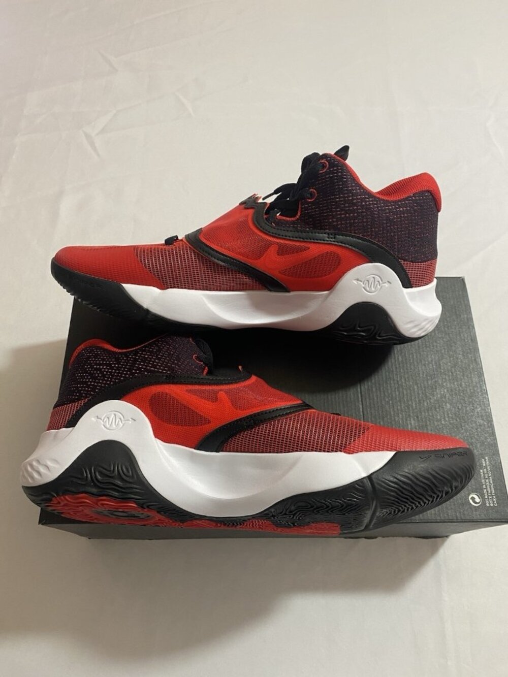 New Mens Size 14 - Nike KD Trey 5 X University Red Black DD9538 006 - Picture 4 of 10
